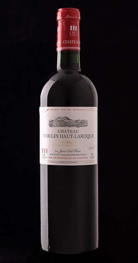 Château Moulin Haut Laroque 2000 AOC Fronsac AUX FINS GOURMETS