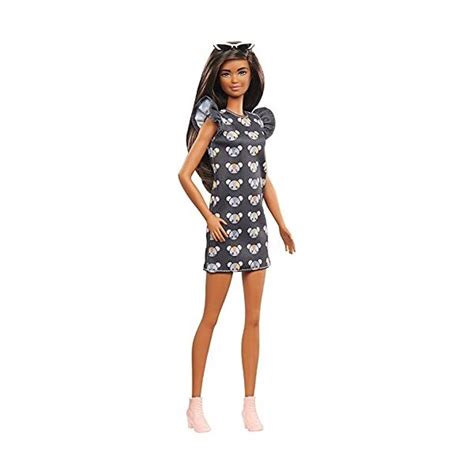 Barbie Fashionistas poupée mannequin 140 aux longs cheveux bruns et