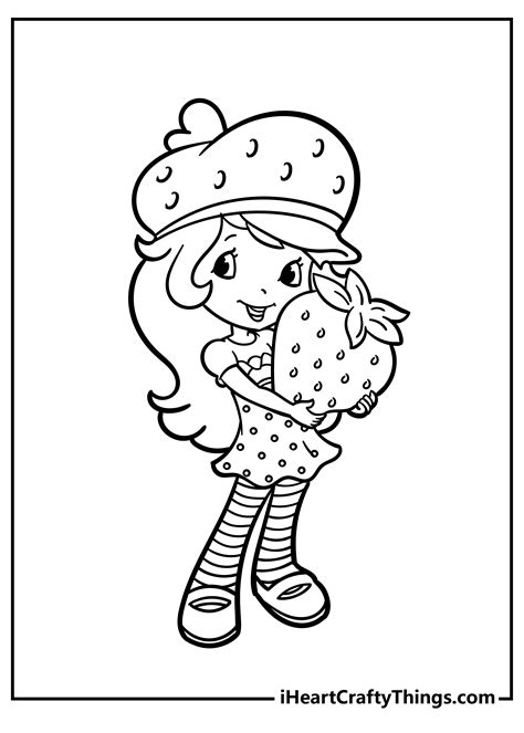 Strawberry Shortcake Cartoon Coloring Pages