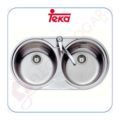 Fregadero Teka DR 80 2C En Acero Inox