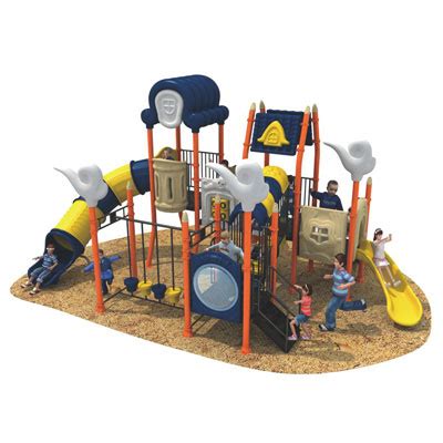 Kids plastic outdoor playground slides amusement DL-HMH005-19051 ...