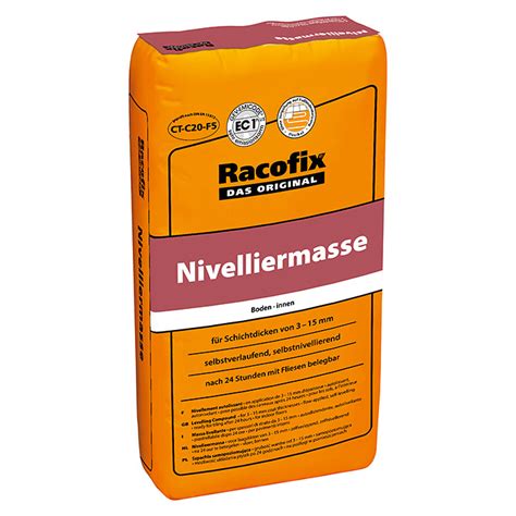 Racofix Nivelliermasse 20 Kg Schichtdicke 3 15 Mm