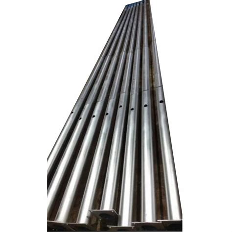 Single Arm Mild Steel Tubular Street Light Pole For Highway M At