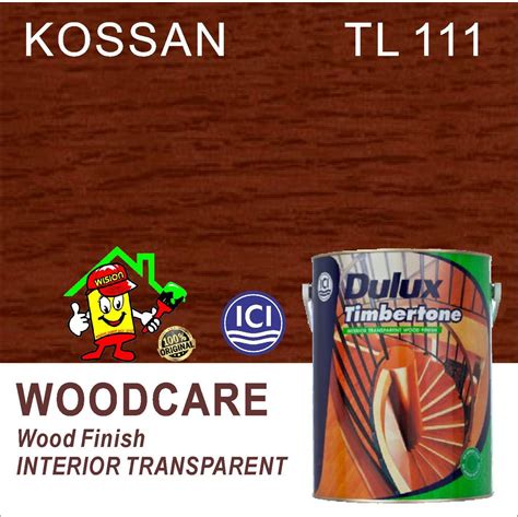 TL111 KOSSAN 1L DULUX TIMBERTONE INTERIOR TRANSPARENT WOOD FINISH