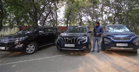 Mahindra Xuv Vs Tata Safari Vs Toyota Innova Crysta In A Comparison