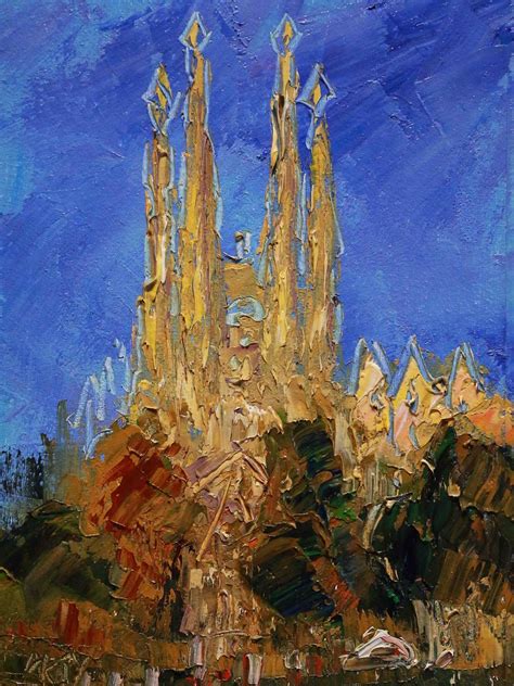 Sagrada Familia Oil On Canvas X Cm Arturo Espinosa Flickr