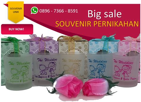 Supplier Souvenir Gelas Unik Pernikahan Murah Jakarta Selatan Jual