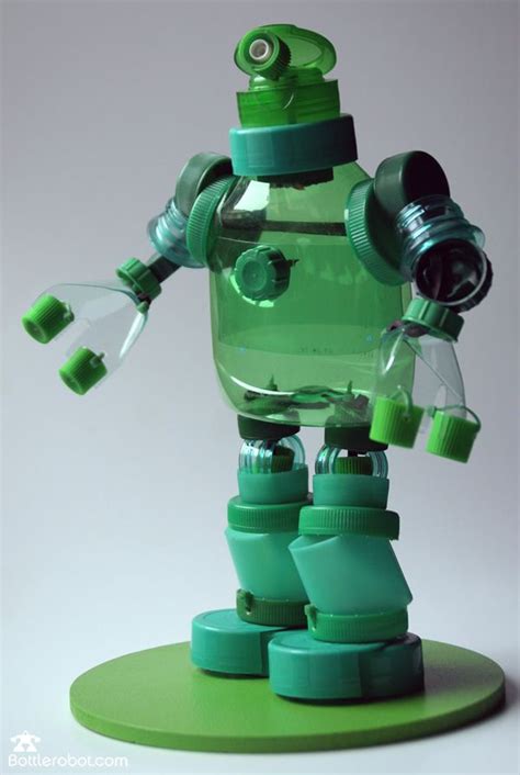 Wonderfully Fun Robots Made Out Of Bottle Parts Via