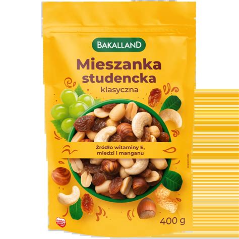 Bakalland Mieszanka Studencka Klasyczna G Sklep Nabea Pl