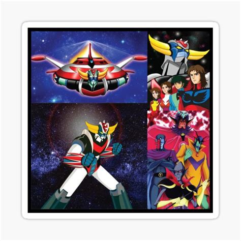 Grendizer Goldorak Sticker For Sale By Ghitaart Redbubble