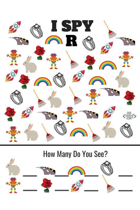 I spy abc worksheets for letter recognition – Artofit