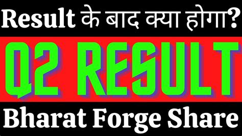 Bharat Forge Q Results Bharat Forge Share News Bharat Forge