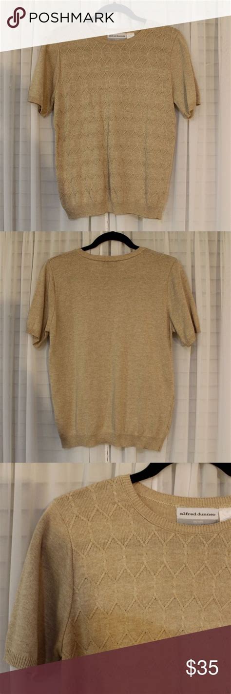 Alfred Dunner Cable Tan Top | Tan top, Tops, Clothes design