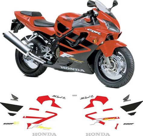 Zen Graphics Honda Cbr 600f Sport 2001 2002 Replacement Decals