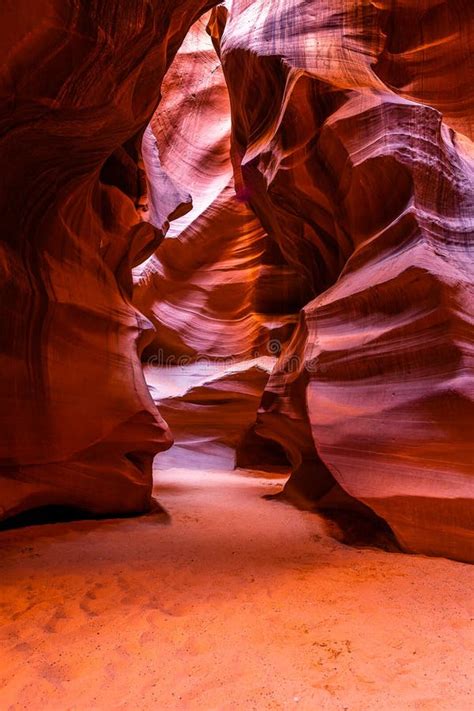 The Intricate Canyons Of Antelope Canyon Stock Image Image Of Lake