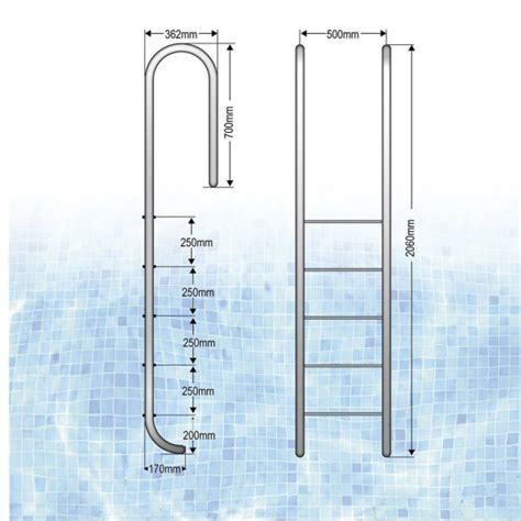 Einbauleiter Trendline ENG 5 Stufig V2A Edelstahl Hier Bestellen