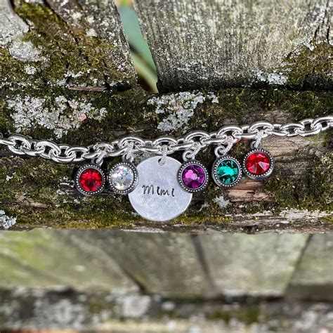 birthstone charm bracelet haven haddie