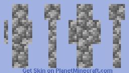 Cobblestone Camo Minecraft Skin