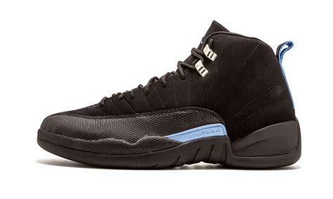 Air Jordan 12 Nubuck Black White University Blue 136001-014 - SBD