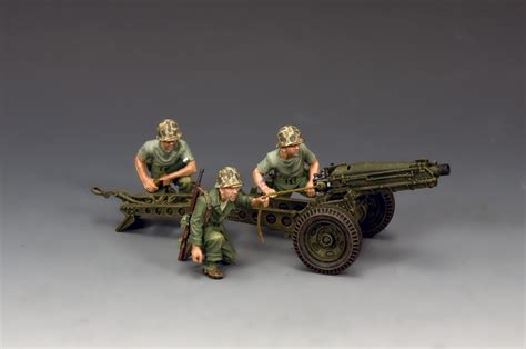 USMC041 USMC 75mm PACK HOWITZER AND CREW Maison Militaire