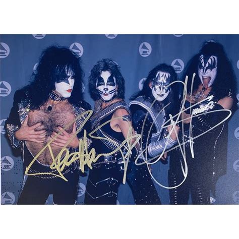 Autograph Signed KISS Photo