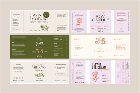 Cosmetics Label Collection - Design Cuts