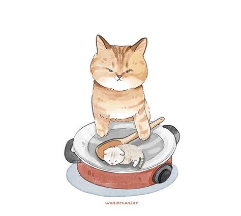 Lukis Gambar Kucing Comel Kartun Ivelostallsanity Ivelostallsanity