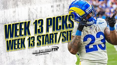 Week 13 Nfl Picks Against The Spread Week 13 Nfl Props Start Em