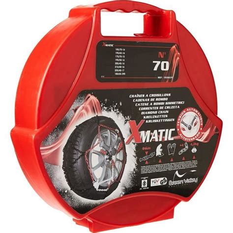 Chaînes À Neige X Matic N70 Ã 9Mm Avec Tendeur Automatique L1194