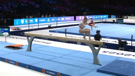 Ana Barbosu Balance Beam Qual Wag World Championships