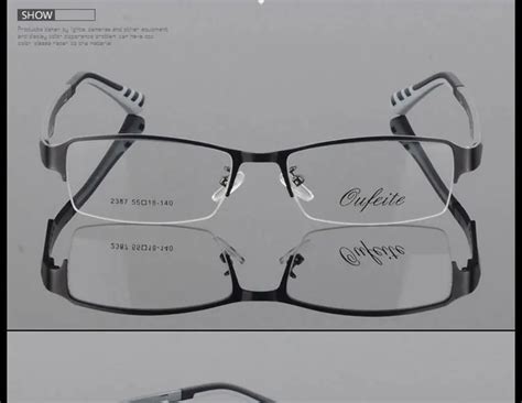 Reven Jate 2387 Half Rimless Eyeglasses Frame Prescription Semi Rim Gl Cinily