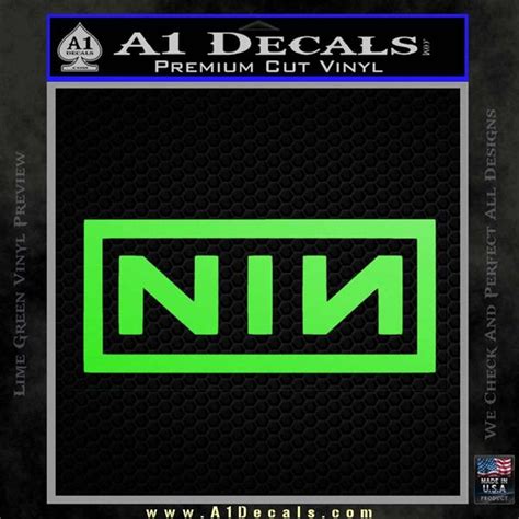 Nine Inch Nails Nin Logo Vinyl Decal Sticker A1 Decals