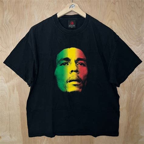 Vintage VINTAGE 1999 ZION ROOTSWEAR BOB MARLEY BAND T SHIRT SIZE XL