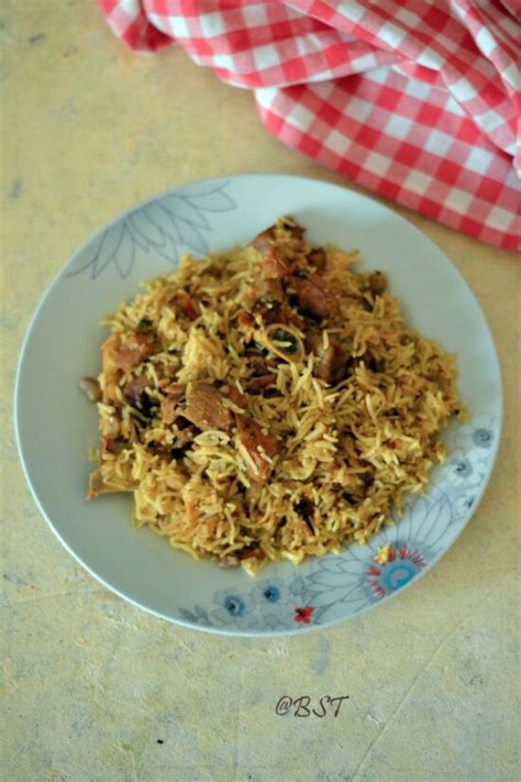 Easy Pressure Cooker Mutton Biriyani The Big Sweet Tooth