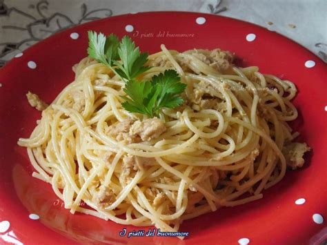 Spaghetti Alla Carbonara Di Tonno I Piatti Del Buonumore