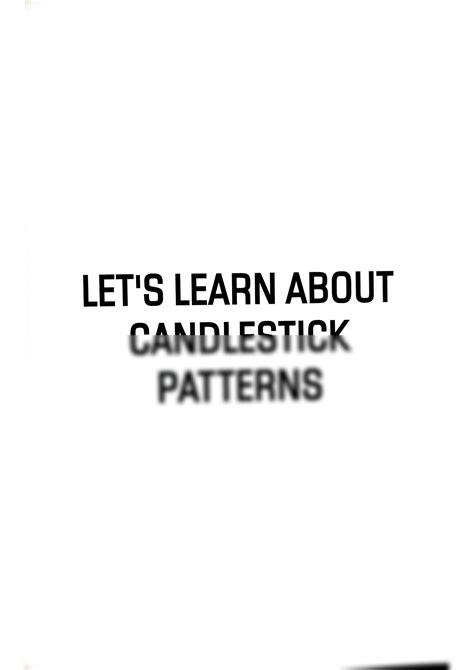 Solution Candlestick Pattern For Trading Studypool