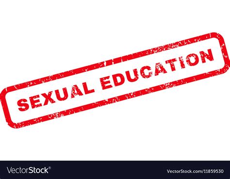 Sexual Education Rubber Stamp Royalty Free Vector Image