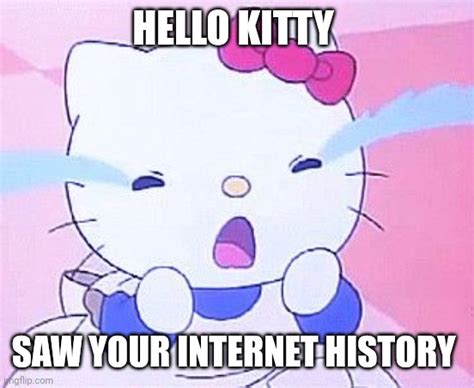 Hello Kitty Saw Your Internet History Imgflip