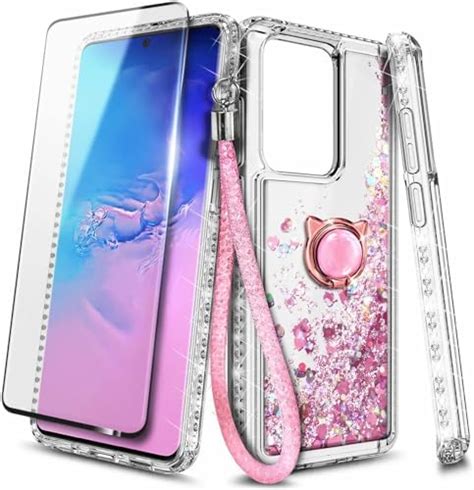 Ngb Supremacy Case For Samsung Galaxy S20s20 5g Bling Liquid Floating Glitter Cute