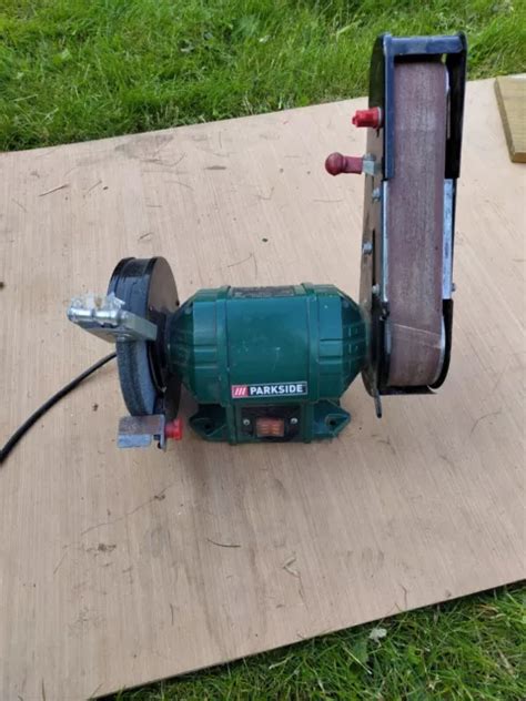 PARKSIDE 240W 2IN1 Bench Grinder With Belt Sander Metal Wood Plastic