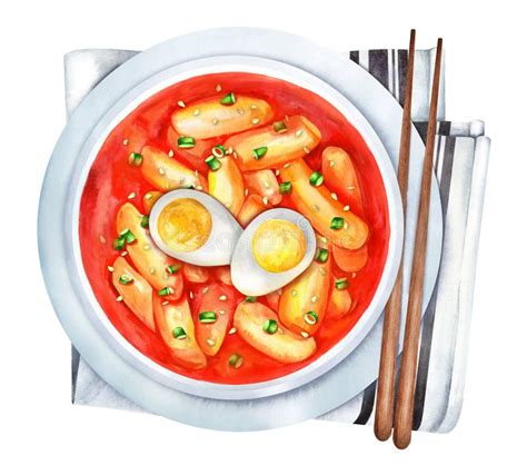 food topokki stock illustrations  food topokki stock illustrations
