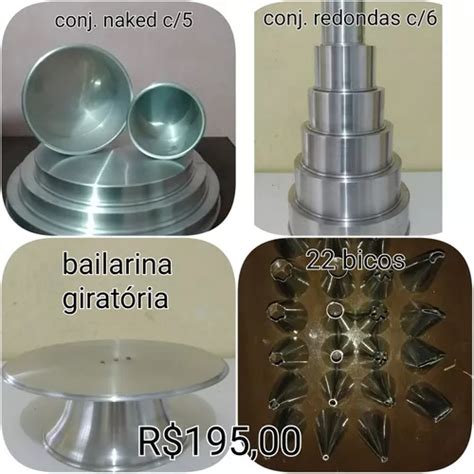 Kit Formas Naked C Redondas Bailarina Bicos Parcelamento