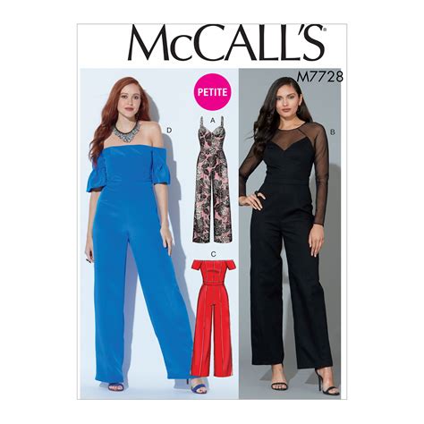 Mccall S Misses Miss Petite Jumpsuits