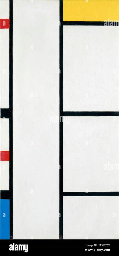 Piet Mondrian Composition No Iii Blanc Jaune Composition With Red