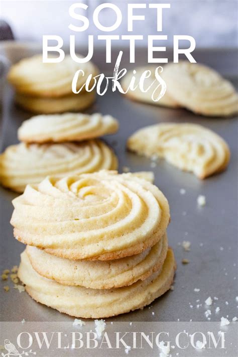 Delicate And Buttery Soft Butter Cookies