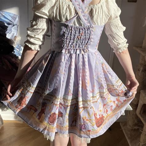 Tangled Rapunzel Disney Bound Dress Fits Comes Depop