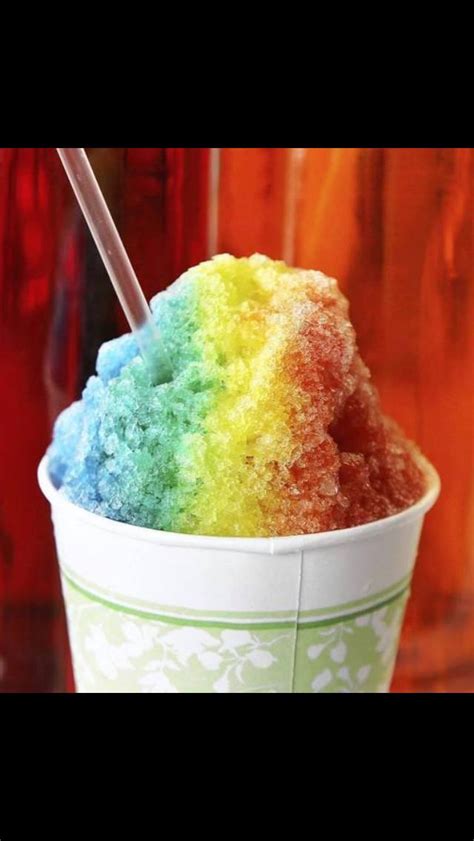 Rainbow Sno-Cones