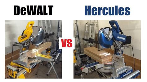 Hercules Vs Dewalt Miter Saw Review Harbor Freight Bringing The Heat Youtube