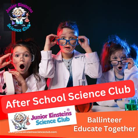 Ballinteer Educate Together After School Science Club 27th April To