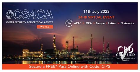 Cyber Security For Critical Assets World Summit CIPS